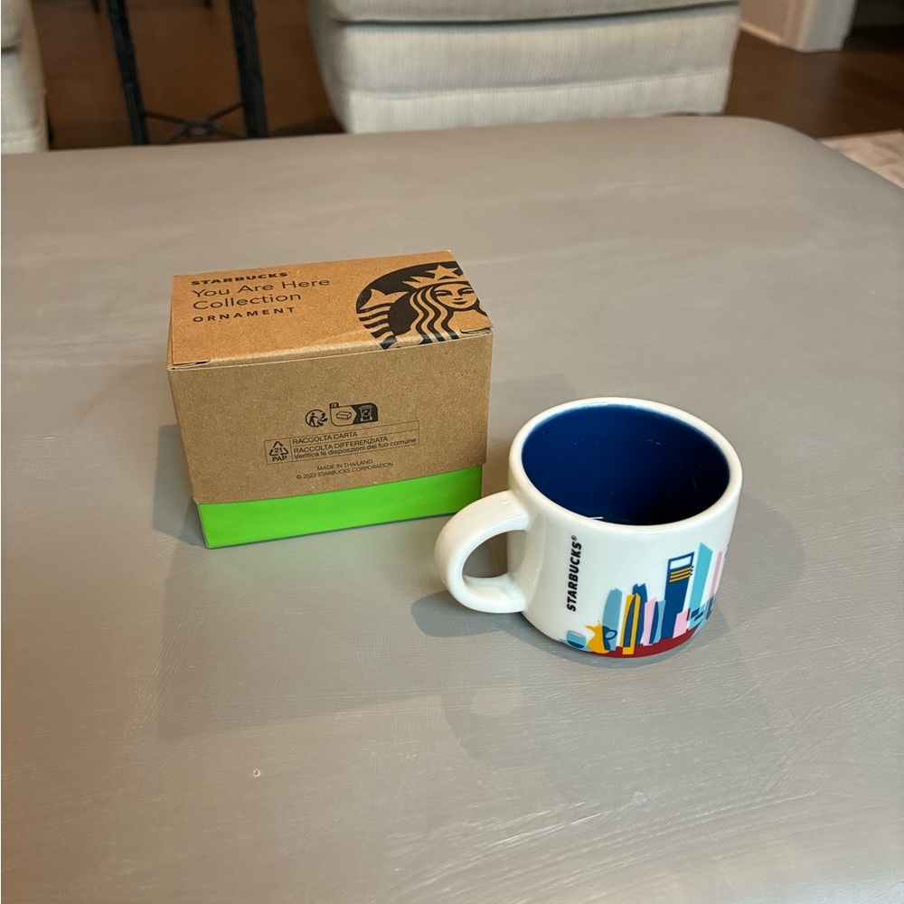 Starbucks Multicolor Mini Mug Ornament